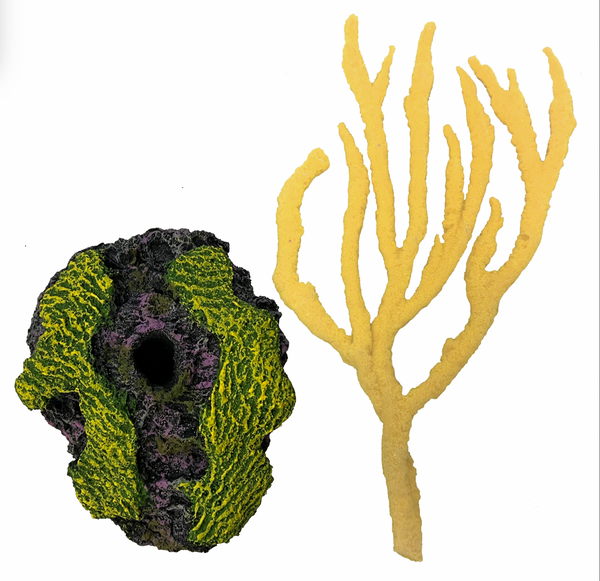 Misc. Seahorse Hitching Post - Finger Claw Sponge with weighted base - Seahorse Aquarium Decoration