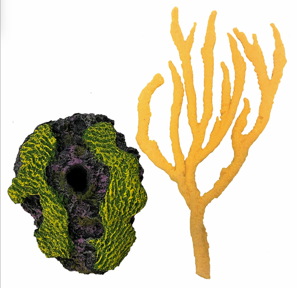 Misc. Seahorse Hitching Post - Finger Claw Sponge with weighted base - Seahorse Aquarium Decoration