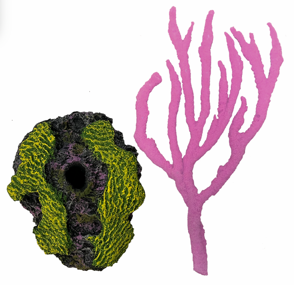 Misc. Seahorse Hitching Post - Finger Claw Sponge with weighted base - Seahorse Aquarium Decoration