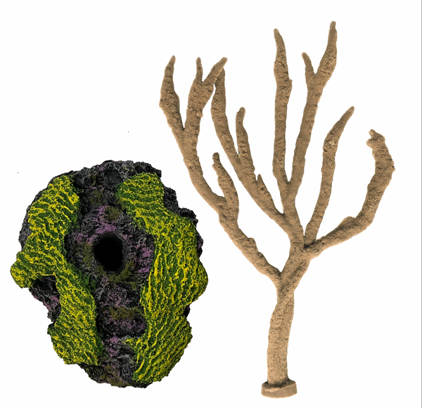 Misc. Seahorse Hitching Post - Finger Claw Sponge with weighted base - Seahorse Aquarium Decoration