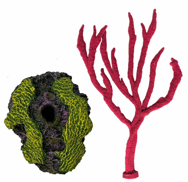 Misc. Seahorse Hitching Post - Finger Claw Sponge with weighted base - Seahorse Aquarium Decoration