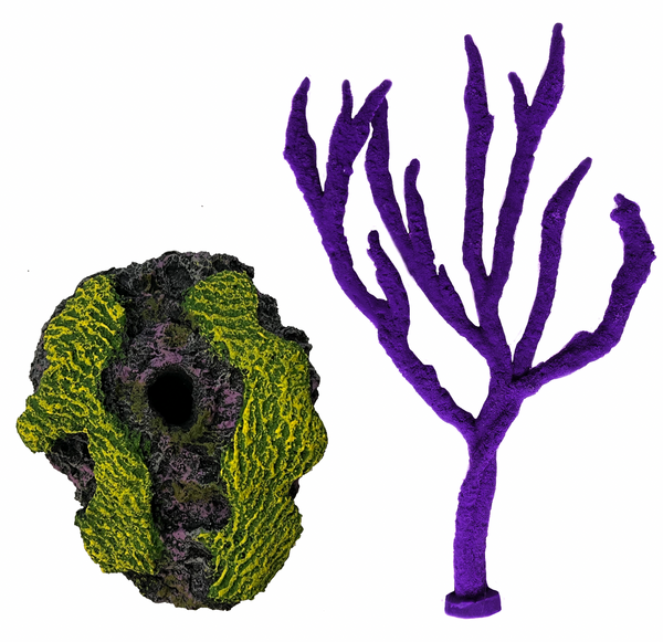 Misc. Seahorse Hitching Post - Finger Claw Sponge with weighted base - Seahorse Aquarium Decoration