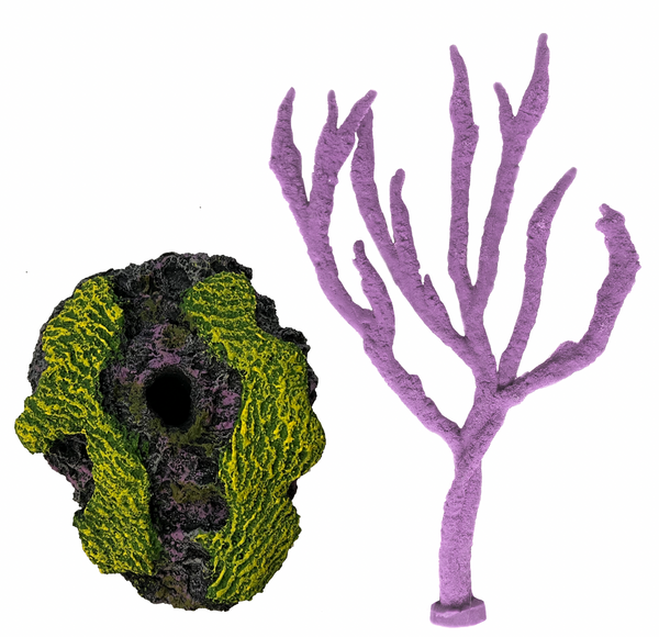 Misc. Seahorse Hitching Post - Finger Claw Sponge with weighted base - Seahorse Aquarium Decoration